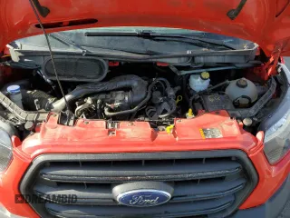 2020 Ford Transit Cargo with VIN 1FTBR2C87LKB51843, listed as a Copart auction lot 62791614 with 76,493 mi miles and Salvage Title. Bid and sale history available at carsss.com. Image 13.