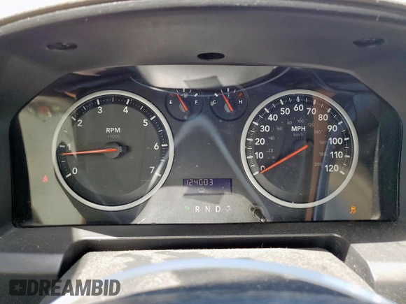 2012 Ram 1500 Express with VIN 3C6JD6AT7CG183408, listed as a Copart auction lot 57630175 with 124,003 mi miles and Salvage title. Bid and sale history available at DreamBid. Image 9.