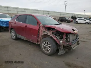 2018 Chevrolet Equinox LT with VIN 3GNAXSEV4JS530280, listed as a Copart auction lot 45481235 with 116,804 mi miles and Salvage Title. Bid and sale history available at carsss.com. Image 4.