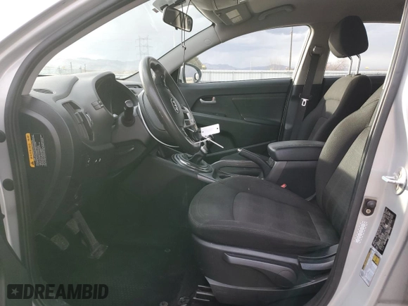 2012 Kia Sportage LX with VIN KNDPB3A2XC7188435, listed as a Copart auction lot 47492475 with 187,870 mi miles and Salvage Title. Bid and sale history available at carsss.com. Image 7.