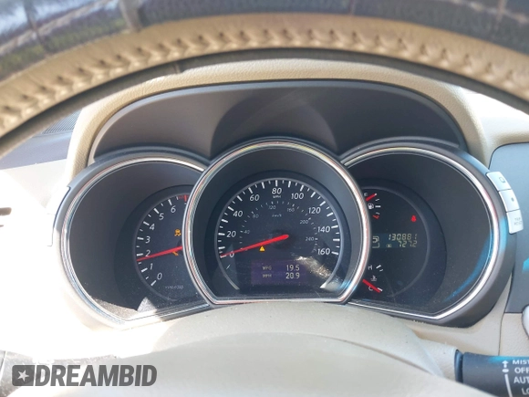 2013 Nissan Murano LE with VIN JN8AZ1MU5DW202434, listed as a IAAI auction lot 41920277 with 130,881 mi miles. Bid and sale history available at carsss.com. Image 7.