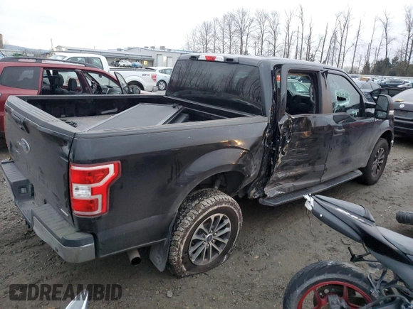 2020 Ford F-150 with VIN 1FTEW1P42LKE44685, listed as a Copart auction lot 42048345 with 68,176 mi miles and Salvage title. Bid and sale history available at DreamBid. Image 3.