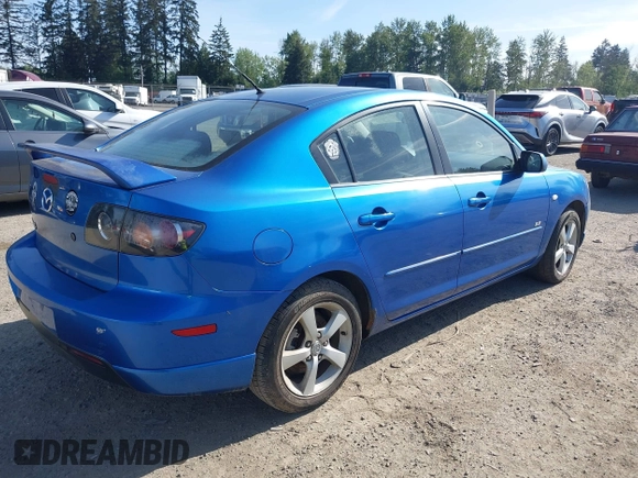 2006 Mazda 3 S Grand Touring with VIN JM1BK323561436552, listed as a IAAI auction lot 42218078 with 244,217 mi miles and . Bid and sale history available at DreamBid. Image 4.