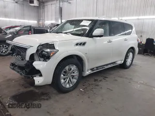 2017 Infiniti QX80 z VIN JN8AZ2NC9H9430498, wystawiony jako IAAI lot #41579847 z przebiegiem 133 321 mil mil oraz . Historia ofert i sprzedaży dostępna na DreamBid. Obrazek 17.