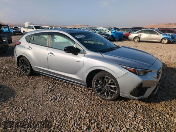 2024 Subaru Impreza RS with VIN JF1GUHJC4R8279158, listed as a Copart auction lot 82491594 with 10,635 mi miles and Salvage Title. Bid and sale history available at carsss.com. Image 4.