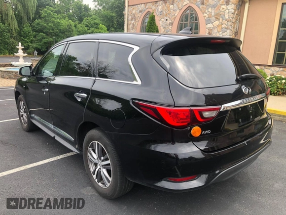 2019 Infiniti QX60 Pure z VIN 5N1DL0MM6KC565937, wystawiony jako Copart lot #63652215 z przebiegiem 198 392 mil mil oraz Czysty tytuł • Clean title. Historia ofert i sprzedaży dostępna na DreamBid. Obrazek 2.