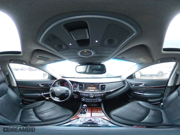 2015 Kia K900 Luxury with VIN KNALW4D41F6022186, listed as a Copart auction lot 83780744 with 48,660 mi miles and Salvage Title. Bid and sale history available at carsss.com. Image 12.