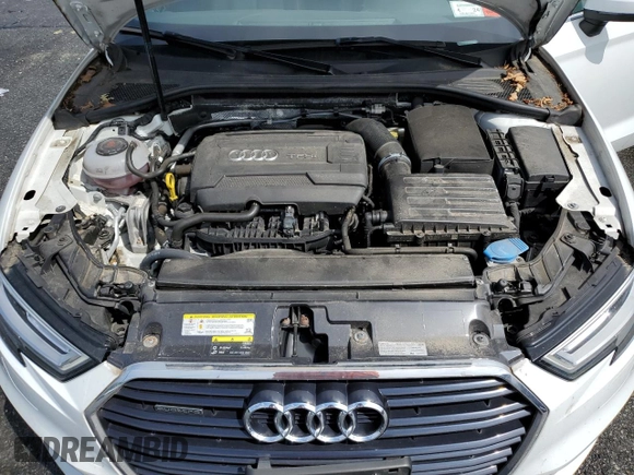 2018 Audi A3 Sedan Premium Plus with VIN WAUJ8GFF4J1075018, listed as a Copart auction lot 61548463 with 24,975 mi miles. Bid and sale history available at carsss.com. Image 11.