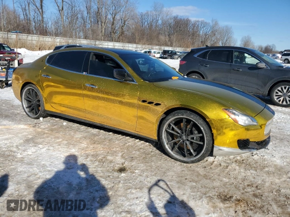 2014 Maserati Quattroporte S Q4 z VIN ZAM56RRA4E1106467, wystawiony jako Copart lot #46311515 z przebiegiem 145 245 mil mil oraz Czysty tytuł • Clean title. Historia ofert i sprzedaży dostępna na DreamBid. Obrazek 4.