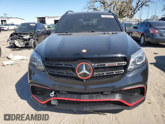 2017 Mercedes-Benz GLS with VIN 4JGDF7FE0HA878427, listed as a Copart auction lot 83296594 with 71,812 mi miles and Clean Title. Bid and sale history available at carsss.com. Image 5.