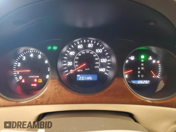 2006 Lexus ES 350 with VIN JTHBA30G665173942, listed as a Copart auction lot 56670715 with 126,292 mi miles and Salvage Title. Bid and sale history available at DreamBid. Image 9.
