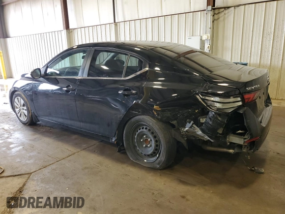2022 Nissan Sentra S with VIN 3N1AB8BV9NY253744, listed as a Copart auction lot 51846025 with 40,243 mi miles and Salvage Title. Bid and sale history available at carsss.com. Image 2.