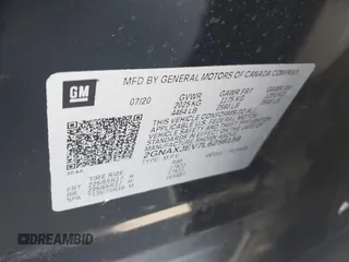 2020 Chevrolet Equinox LT with VIN 2GNAXJEV7L6259159, listed as a IAAI auction lot 42439744 with 90,670 mi miles and . Bid and sale history available at DreamBid. Image 9.
