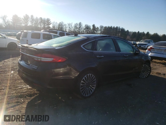 2018 Ford Fusion Titanium with VIN 3FA6P0RU3JR247953, listed as a Copart auction lot 73029562 with Not Provided miles and . Bid and sale history available at DreamBid. Image 3.