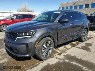 2023 Kia Sorento Hybrid SX Prestige with VIN KNDRKDLG8P5167737, listed as a Copart auction lot 50094305 with 20,536 mi miles and Salvage Title. Bid and sale history available at carsss.com. Image 1.