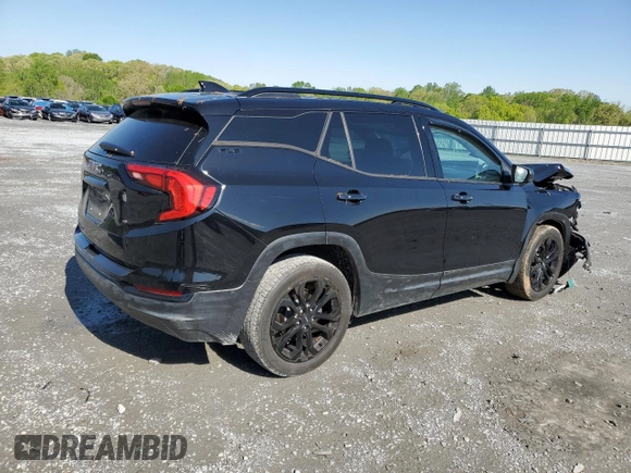 2020 GMC Terrain SLE z VIN 3GKALMEV0LL179840, wystawiony jako Copart lot #52201975 z przebiegiem 122 850 mil mil oraz Szkoda całkowita • Salvage title. Historia ofert i sprzedaży dostępna na DreamBid. Obrazek 3.