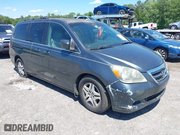 2006 Honda Odyssey EX-L with VIN 5FNRL38796B452606, listed as a IAAI auction lot 42173853 with 190,084 mi miles and . Bid and sale history available at DreamBid. Image 1.