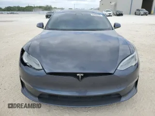 2021 Tesla Model S Long Range with VIN 5YJSA1E51MF453924, listed as a Copart auction lot 53486495 with 48,599 mi miles and Salvage title. Bid and sale history available at DreamBid. Image 5.
