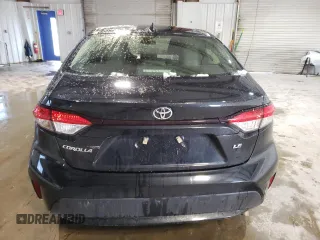 2021 Toyota Corolla LE with VIN JTDEPMAE0MJ184116, listed as a Copart auction lot 44659355 with 52,497 mi miles and Salvage Title. Bid and sale history available at carsss.com. Image 6.