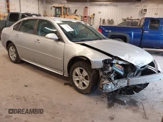 2012 Chevrolet Impala LS Retail with VIN 2G1WA5E38C1115566, listed as a IAAI auction lot 42158158 with 138,697 mi miles and . Bid and sale history available at DreamBid. Image 1.