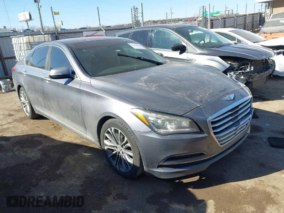 2015 Hyundai Genesis 3.8L z VIN KMHGN4JE1FU089897, wystawiony jako IAAI lot #41687367 z przebiegiem 110 974 mil mil oraz . Historia ofert i sprzedaży dostępna na DreamBid. Obrazek 1.