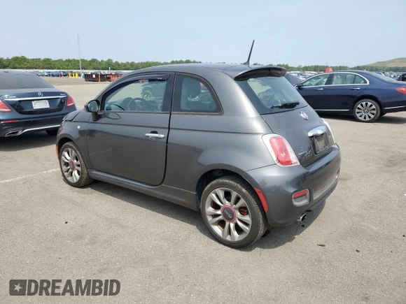 2015 FIAT 500 Sport z VIN 3C3CFFBR1FT690450, wystawiony jako Copart lot #60323805 z przebiegiem 75 367 mil mil oraz Szkoda całkowita • Salvage title. Historia ofert i sprzedaży dostępna na DreamBid. Obrazek 2.