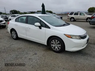 2012 Honda Civic LX z VIN 19XFB2F53CE354965, wystawiony jako Copart lot #59397555 z przebiegiem 181 610 mil mil oraz Szkoda całkowita • Salvage title. Historia ofert i sprzedaży dostępna na DreamBid. Obrazek 4.