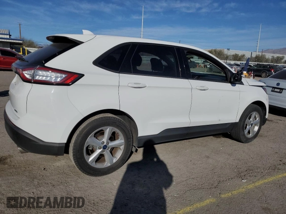 2017 Ford Edge SE with VIN 2FMPK3G90HBC31758, listed as a Copart auction lot 46449735 with 61,575 mi miles and Salvage title. Bid and sale history available at DreamBid. Image 3.