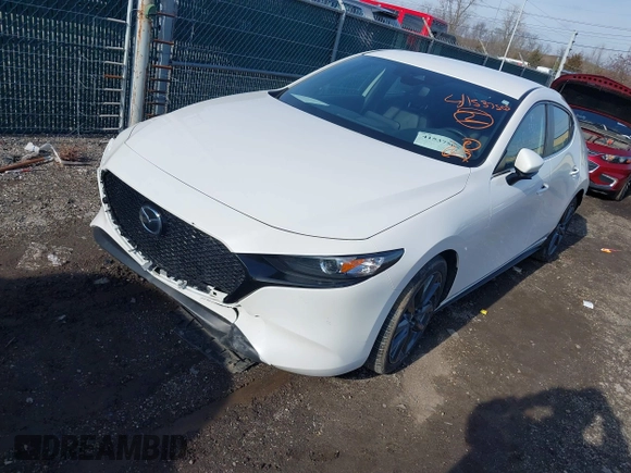 2023 Mazda 3 S Select with VIN JM1BPAKM9P1603298, listed as a IAAI auction lot 41537505 with 20,903 mi miles and . Bid and sale history available at DreamBid. Image 2.