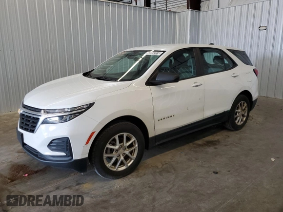 2022 Chevrolet Equinox LS with VIN 3GNAXHEV2NS161704, listed as a Copart auction lot 62684915 with 195,053 mi miles and Clean title. Bid and sale history available at DreamBid. Image 1.