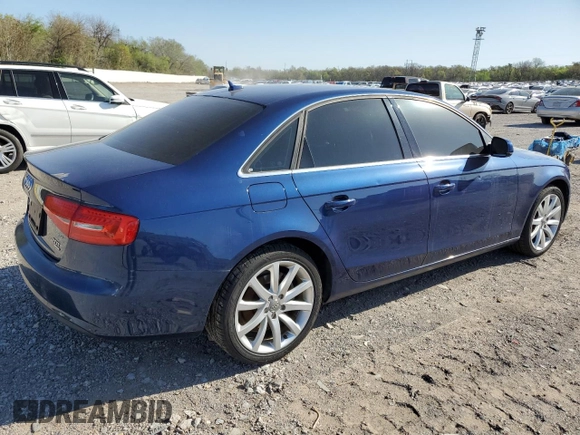 2013 Audi A4 Premium Plus with VIN WAUFFAFL6DN034952, listed as a Copart auction lot 52313145 with 154,754 mi miles and Clean Title. Bid and sale history available at carsss.com. Image 3.