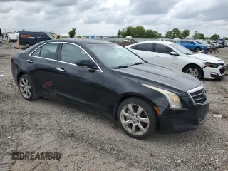2014 Cadillac ATS Luxury RWD z VIN 1G6AB5RX9E0100975, wystawiony jako Copart lot #54559165 z przebiegiem 138 818 mil mil oraz Szkody całkowita. Historia ofert i sprzedaży dostępna na DreamBid. Obrazek 4.