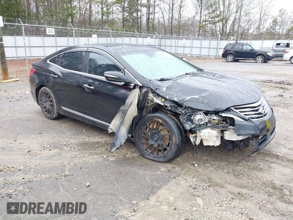 2017 Hyundai Azera Limited with VIN KMHFH4JGXHA590988, listed as a IAAI auction lot 41615025 with 100,751 mi miles and . Bid and sale history available at DreamBid. Image 1.