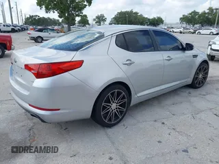 2013 Kia Optima LX with VIN KNAGM4A75D5380478, listed as a IAAI auction lot 42153829 with 82,845 mi miles. Bid and sale history available at carsss.com. Image 4.
