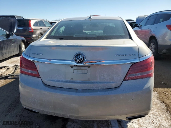 2014 Buick LaCrosse Leather with VIN 1G4GB5G37EF100733, listed as a Copart auction lot 45997955 with 129,532 mi miles and Salvage Title. Bid and sale history available at carsss.com. Image 6.