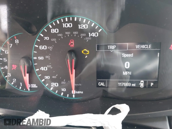 2018 Chevrolet Trax LT with VIN 3GNCJPSB8JL219351, listed as a IAAI auction lot 41936566 with 117,669 mi miles. Bid and sale history available at carsss.com. Image 7.