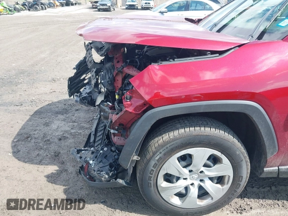 2019 Toyota RAV4 LE with VIN JTMG1RFV2KD005523, listed as a IAAI auction lot 41910005 with 64,119 mi miles. Bid and sale history available at carsss.com. Image 6.