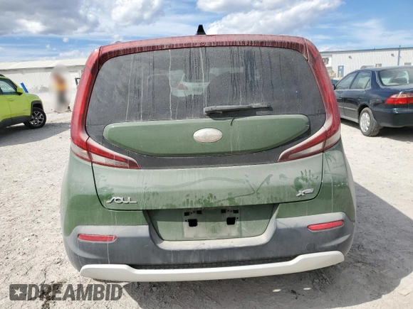 2020 Kia Soul X-Line with VIN KNDJ23AU4L7055922, listed as a Copart auction lot 46923835 with 107,382 mi miles and Salvage Title. Bid and sale history available at carsss.com. Image 6.