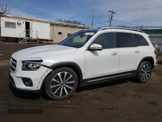 2020 Mercedes-Benz GLB with VIN W1N4M4HB4LW025237, listed as a Copart auction lot 51744105 with 43,253 mi miles and Salvage Title. Bid and sale history available at carsss.com. Image 1.