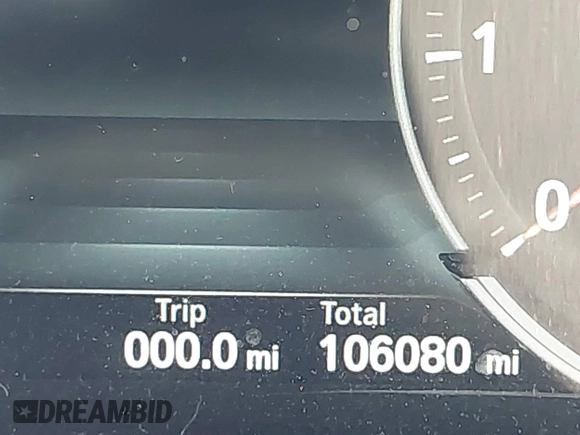 2018 BMW X6 xDrive50i with VIN 5UXKU6C58J0W39038, listed as a IAAI auction lot 40025654 with 106,080 mi miles. Bid and sale history available at carsss.com. Image 7.