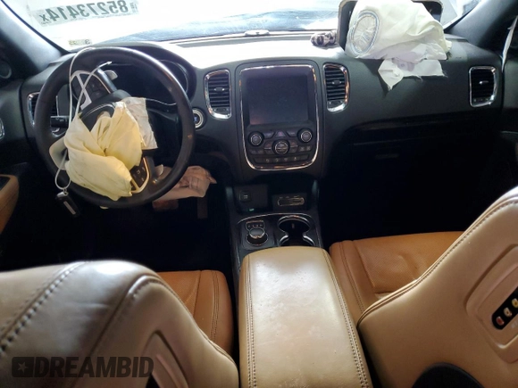 2014 Dodge Durango Citadel with VIN 1C4SDJET6EC339129, listed as a Copart auction lot 85273414 with 184,663 mi miles and Salvage Title. Bid and sale history available at DreamBid. Image 8.
