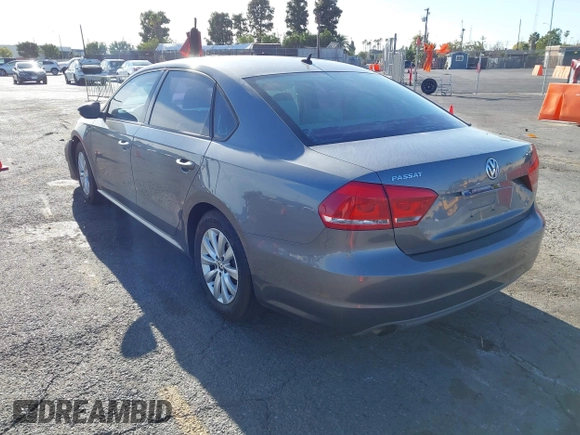 2012 Volkswagen Passat S w/Appearance with VIN 1VWAP7A34CC019328, listed as a IAAI auction lot 41393247 with 209,861 mi miles. Bid and sale history available at carsss.com. Image 3.