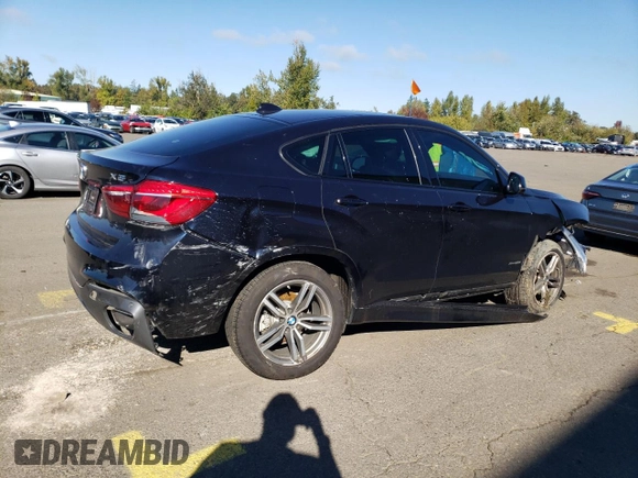 2019 BMW X6 xDrive35i with VIN 5UXKU2C54K0Z65249, listed as a Copart auction lot 72795923 with 46,054 mi miles. Bid and sale history available at carsss.com. Image 3.