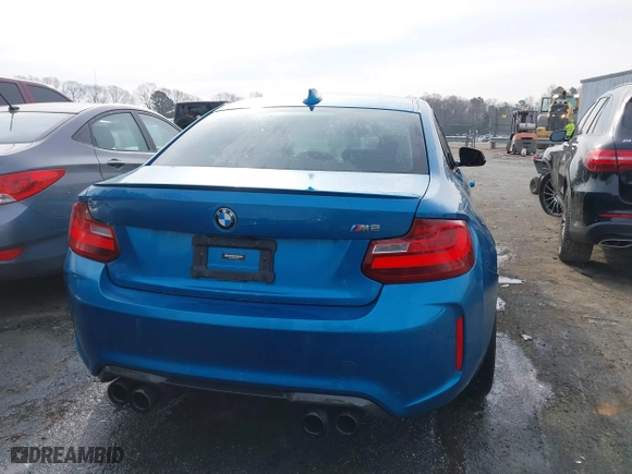 2017 BMW M2 with VIN WBS1H9C57HV886785, listed as a IAAI auction lot 41716752 with 63,388 mi miles. Bid and sale history available at carsss.com. Image 16.