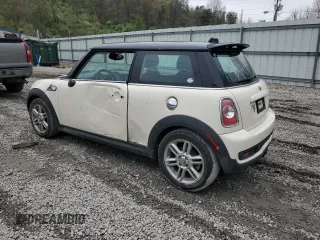 2012 MINI Hardtop S with VIN WMWSV3C53CTY27834, listed as a Copart auction lot 52616845 with 66,919 mi miles and Salvage Title. Bid and sale history available at DreamBid. Image 2.