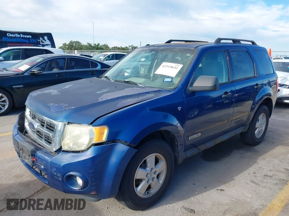 2008 Ford Escape XLT z VIN 1FMCU03158KD31562, wystawiony jako IAAI lot #42319652 z przebiegiem 123 926 mil mil oraz . Historia ofert i sprzedaży dostępna na DreamBid. Obrazek 2.