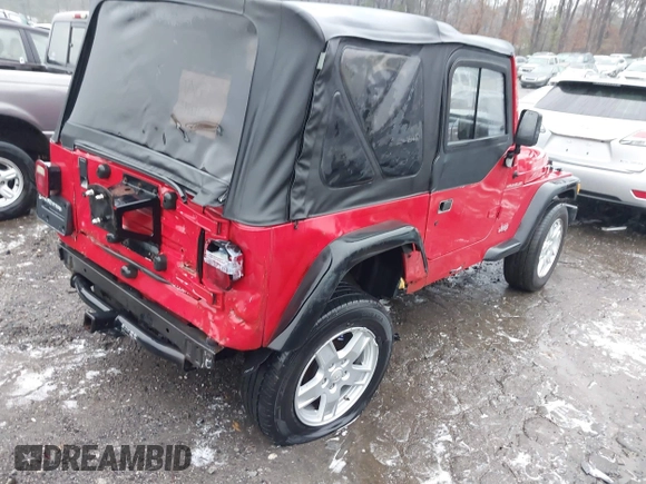 2000 Jeep Wrangler SE с VIN 1J4FA29P2YP778588, выставлен на аукционе IAAI как лот 41407892 с пробегом 126 372 миль миль и . История ставок и продаж доступна на DreamBid. Изображение 4.