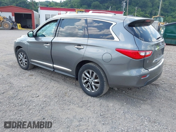 2015 Infiniti QX60 with VIN 5N1AL0MM2FC536816, listed as a IAAI auction lot 42545584 with 109,542 mi miles and . Bid and sale history available at DreamBid. Image 3.