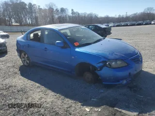 2005 Mazda 3 s with VIN JM1BK323651235631, listed as a Copart auction lot 47017205 with Not Provided miles and Salvage Title. Bid and sale history available at carsss.com. Image 4.