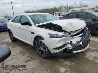 2016 Ford Taurus SHO with VIN 1FAHP2KT0GG142907, listed as a Copart auction lot 53118925 with 46,751 mi miles and Salvage title. Bid and sale history available at DreamBid. Image 4.